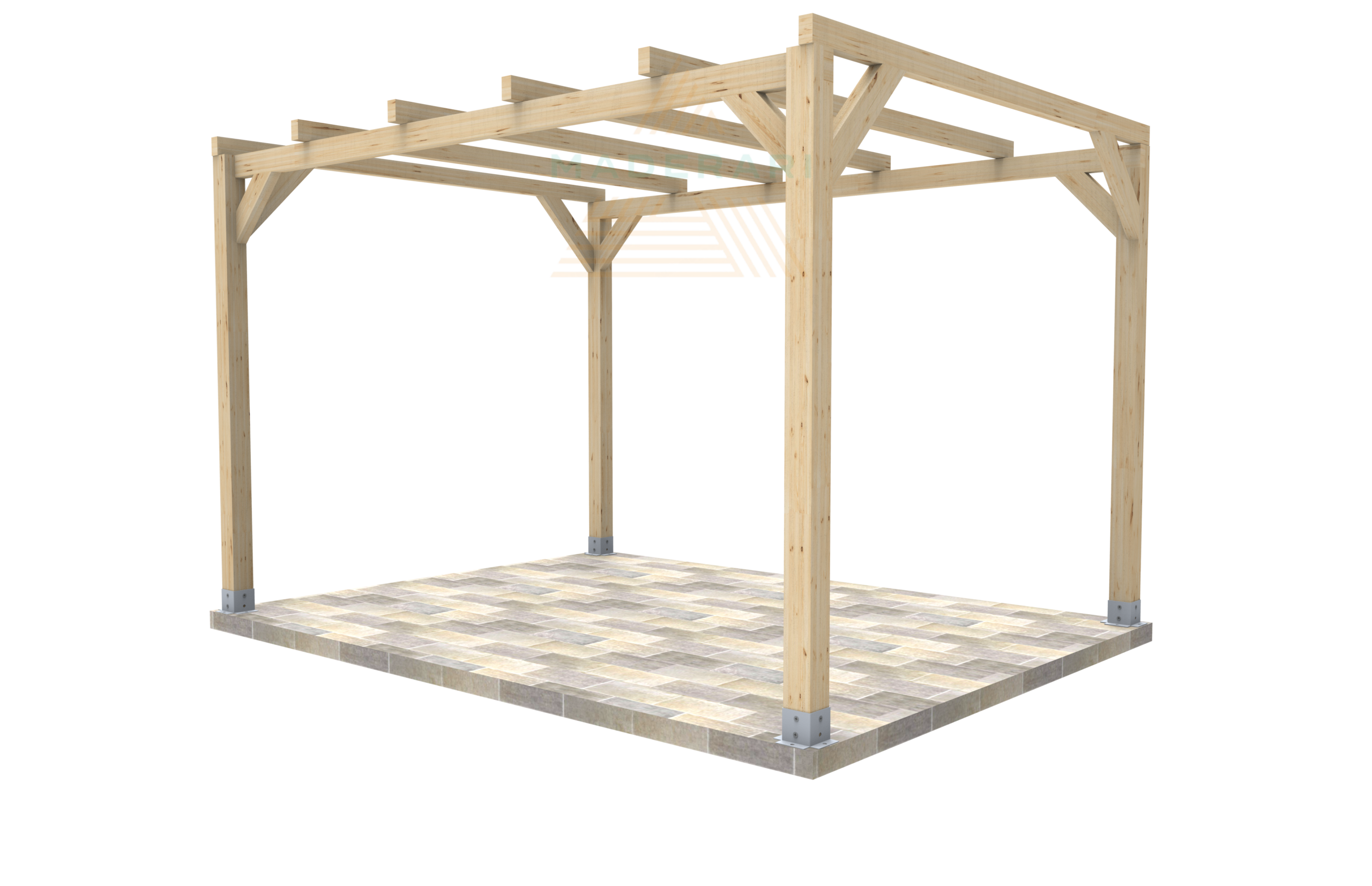 Pérgola madera 4x3 - Imagen 2